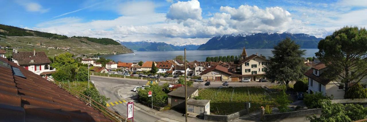 Charmante maison indépendante au coeur du Lavaux, Cully, cuisine, WiFi Esterno foto
