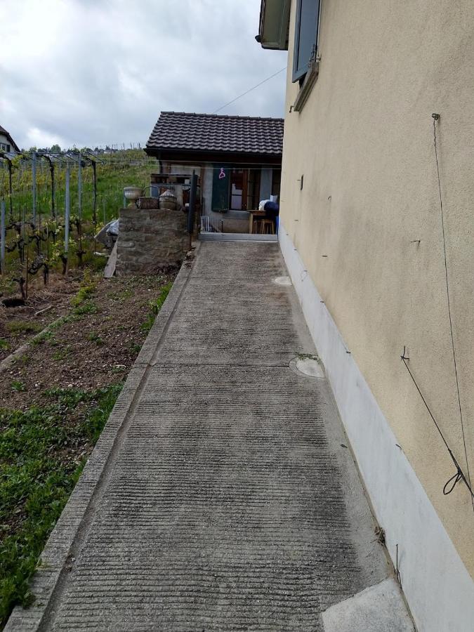 Charmante maison indépendante au coeur du Lavaux, Cully, cuisine, WiFi Esterno foto